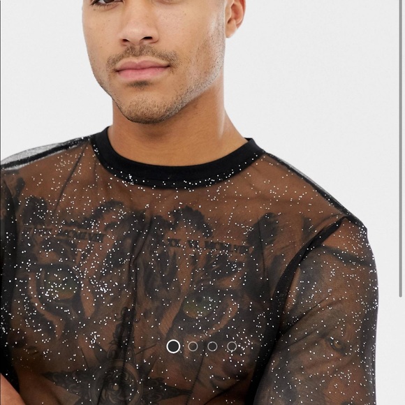 Mesh sparkle shirt - Picture 2 of 4